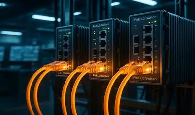 Network switch and cables