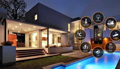 Smart home control screen
